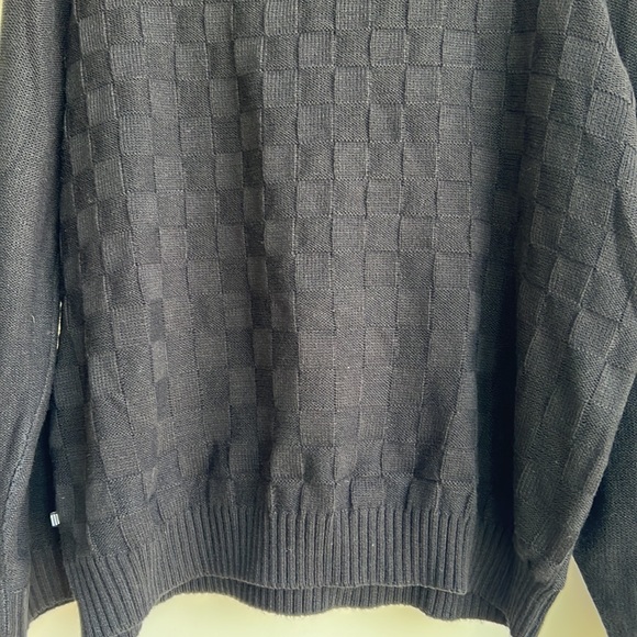 Geoffrey Beene Men's X-Large Crew Neck Pullover Sweater Geometric Pattern. - Picture 5 of 11